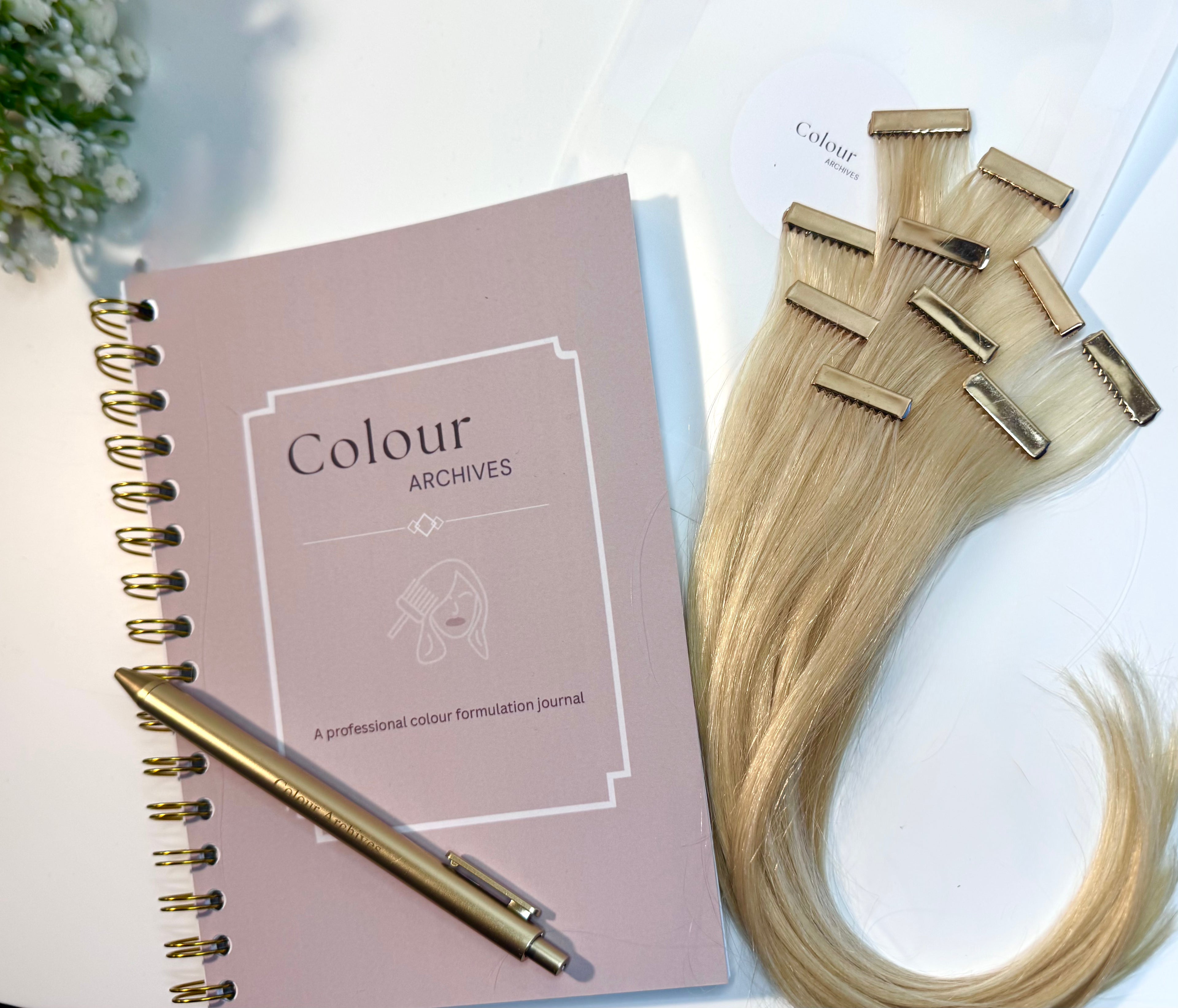 Colour Archives Starter Kit - A5 Journal +  20 Magnetic Hair Swatches