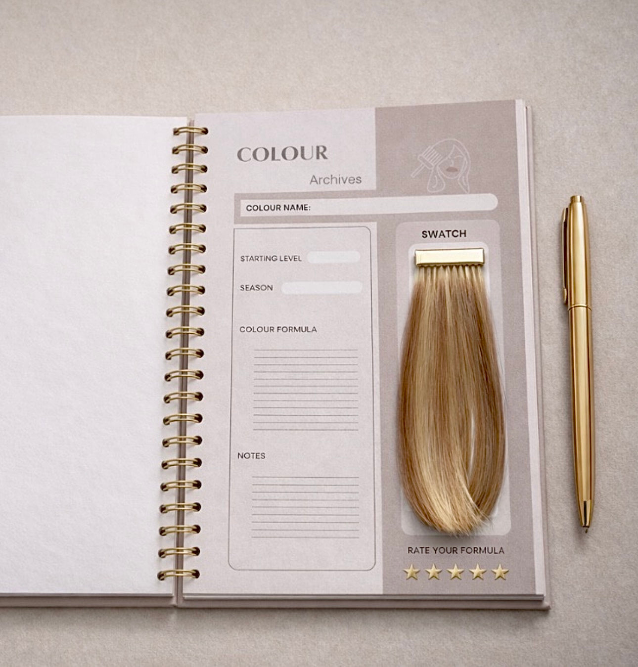 Magnetic Hair Swatches- Pack of 10